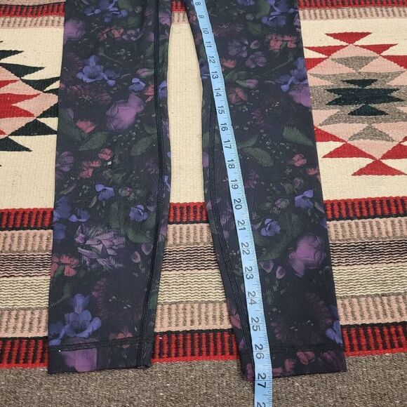 Lululemon Wunder Under Mid-Rise Tight Sz 4 Full-On Luxtreme Frozen Flourish - Picture 9 of 10